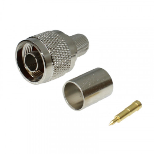 N-Type Male Crimp Connector for RG8 (220-1080K-070)