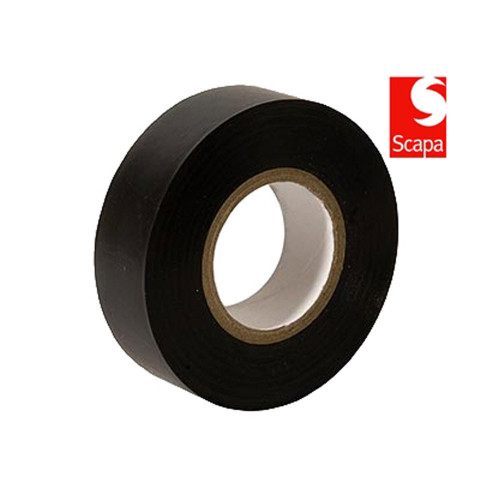 Scapa Black Insulation Tape PVC 19mm x 25m 