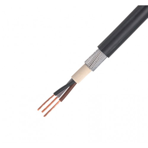 3 x 25.0sqmm (Class 2 CU) XLPE/PVC/SWA/PVC BLACK 0.6/1KV BS5467 (Cores:Brown,Black,Grey)