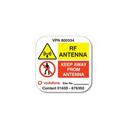 Vodafone RF Antenna Labels - 40 x 40mm - Reel of 1000