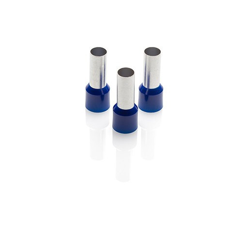 50mm2 Insulated Bootlace Ferrules - Blue - Price Each