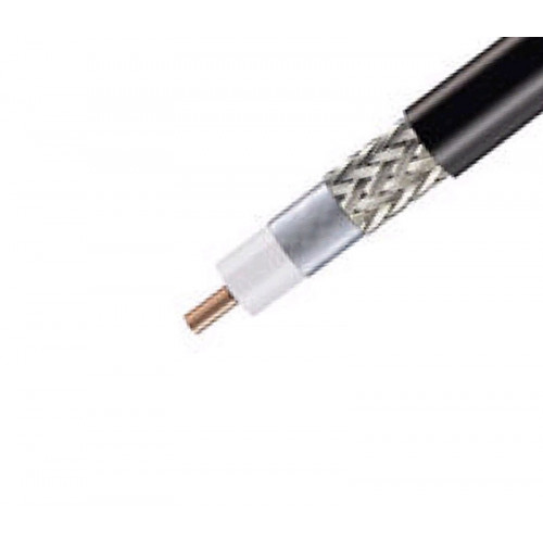 ANDREW CNT400&Acirc;&reg; 50 Ohm Braided Coaxial Cable, variable, black PE jacket
