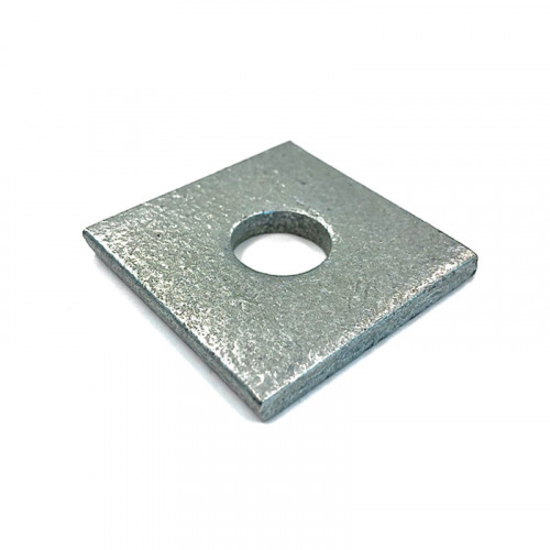M8 Square Plate - HDG