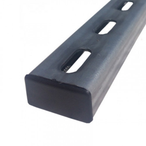 PVC End Plugs Black - 41mm x 21mm