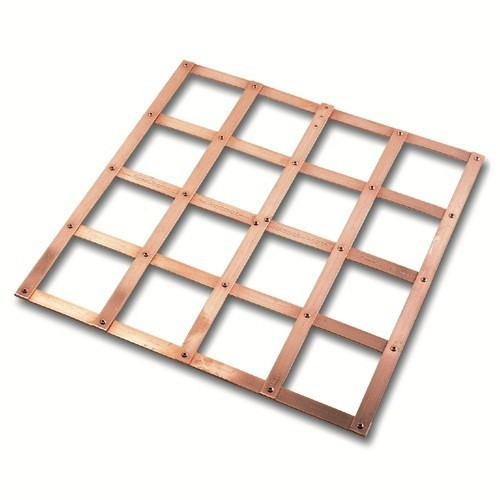 Solid Copper Lattice Mat 600x600 - 5 Bar Grid