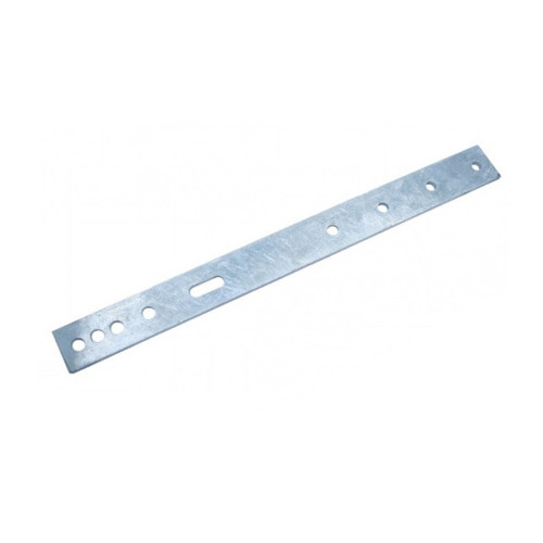 4 Hole Feeder Bracket - 525x50x8mm - Mild Steel Galvanised - to suit 48.3, 60.3, 76.1, 88.9, 114.3 & 139.7 pol