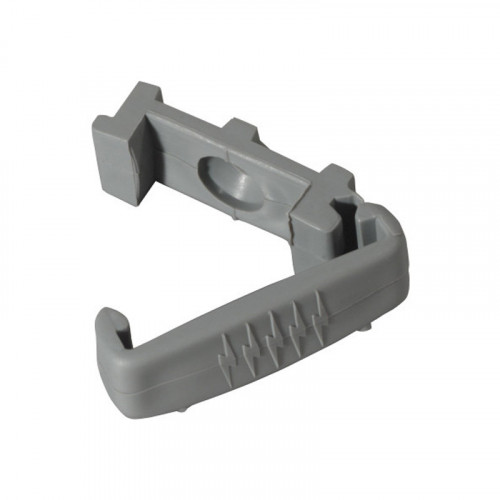 Grey Non Metallic Clips for 25 x 3mm PVC tape