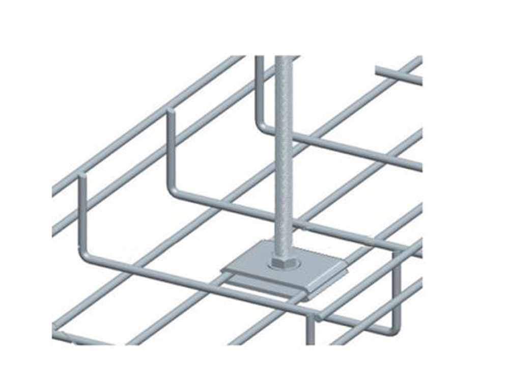 M10 Basket Tray Hold Down Clamp Kit (20 individual plates = 10 pairs)