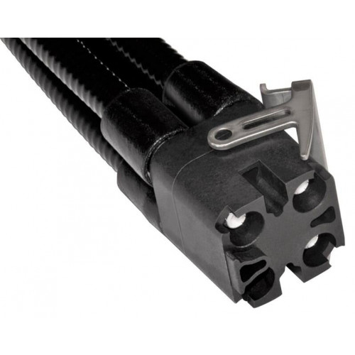 ANDREW LSF2 Sureflex Jumper with MLOC Nex10(M)-4.3-10(M) 4-Port, 1M