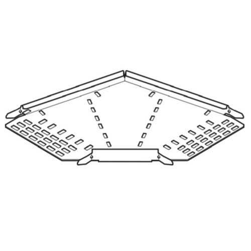 SWIFT Legrand 150mm Medium Duty Flat Bend - Pre-Galv