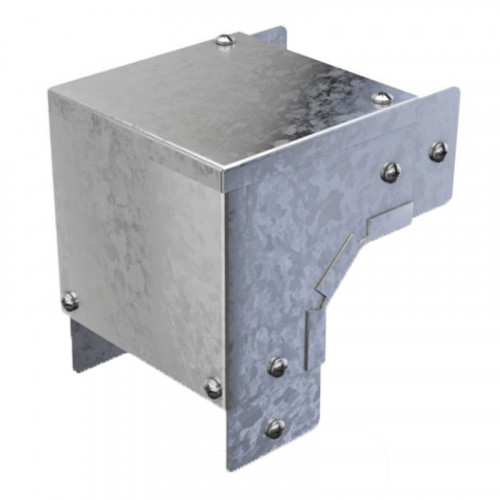 90 Degree Bend - External Lid - for 50mm x 50mm (2x2) - SteelTrunking