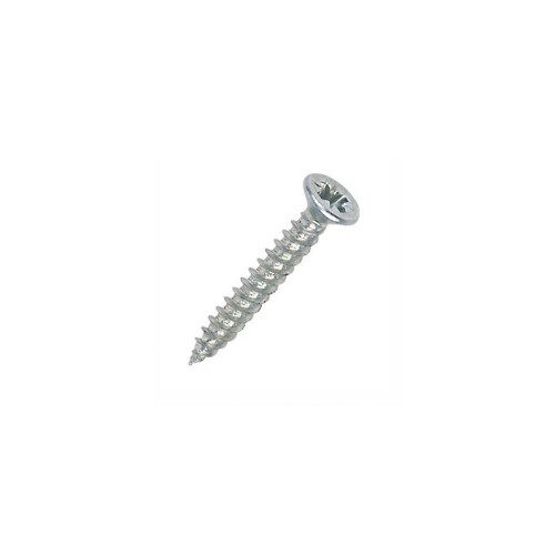 12 x 2 Inch CSK pozi drive screw (zinc) - box of 200