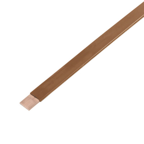 25 x 3mm Brown PVC covered Copper tape (price per metre)