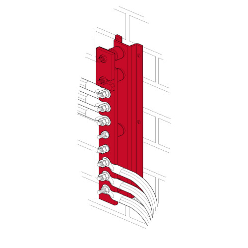 EBC012 Lightning Protection Earth Bar with 12 Terminations