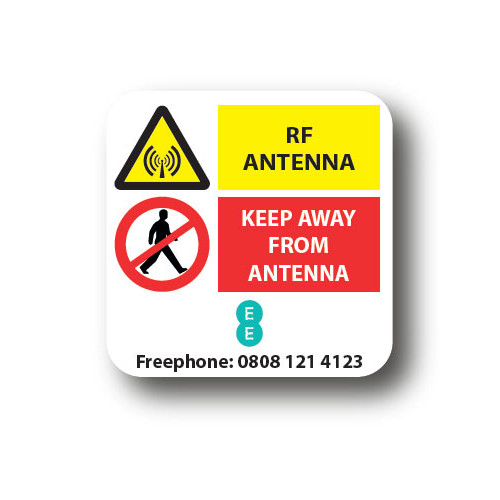 EE RF Antenna Labels v2 - 40 x 40mm (REEL OF 1000)