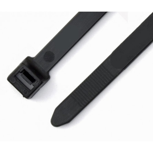 HFC370H black cable ties 370mm x 7.6mm bag of 100