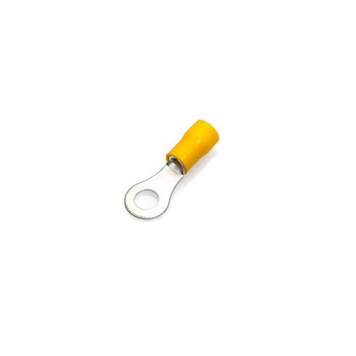 Yellow Insulation Terminal - 4-6mm2 with M6 termination RING - Bag of 100