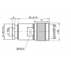 N Male/Plug RG213 Straight Clamp (220-1123-070)