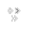 MAFI 3614 Vertical Tower Leg Offset Kit - Large parent - Long brackets