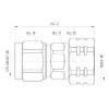 Adapter 4.3-10 Male to N-Type Male