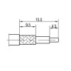 N-Type Crimp Jack Socket Connector for RG213 (220-2123-070)