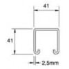 41 x 41 Deep Slotted 3mtr Channel - pre-galv (2.5mm guage)