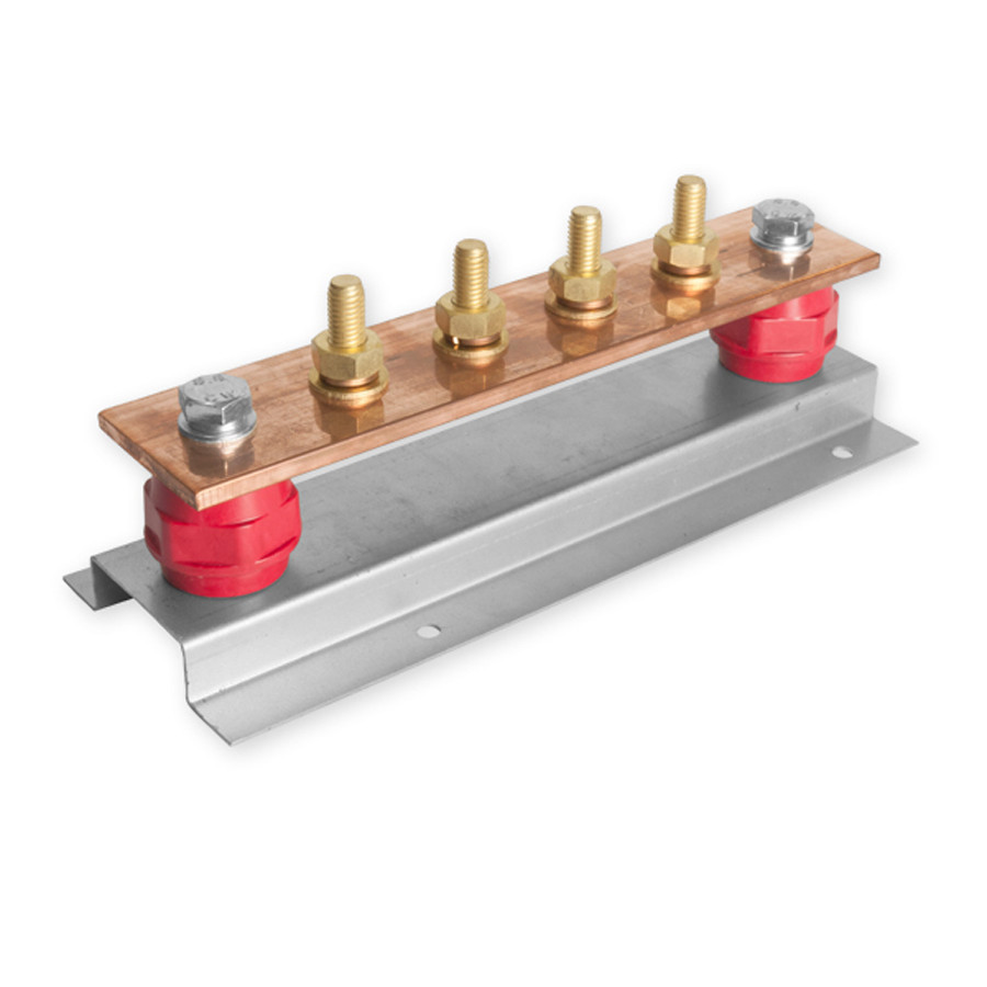 EBC004 Lightning Protection Earth Bar with 4 Terminations